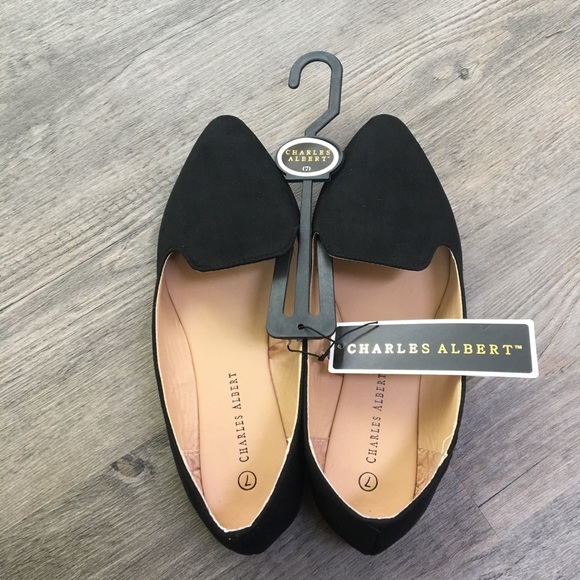Charles Albert Shoes - Black flats